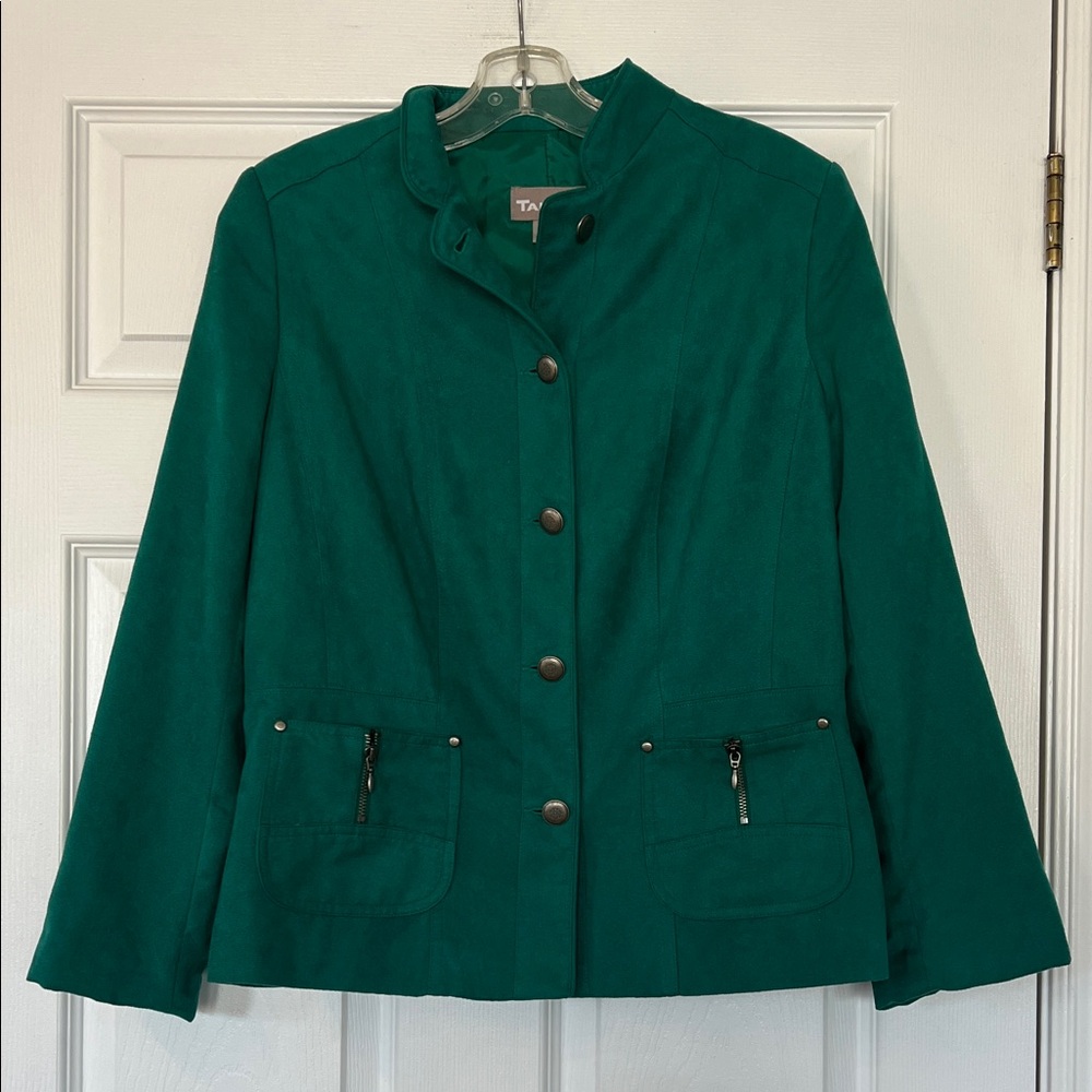 TanJay Women's Green Utility Jacket